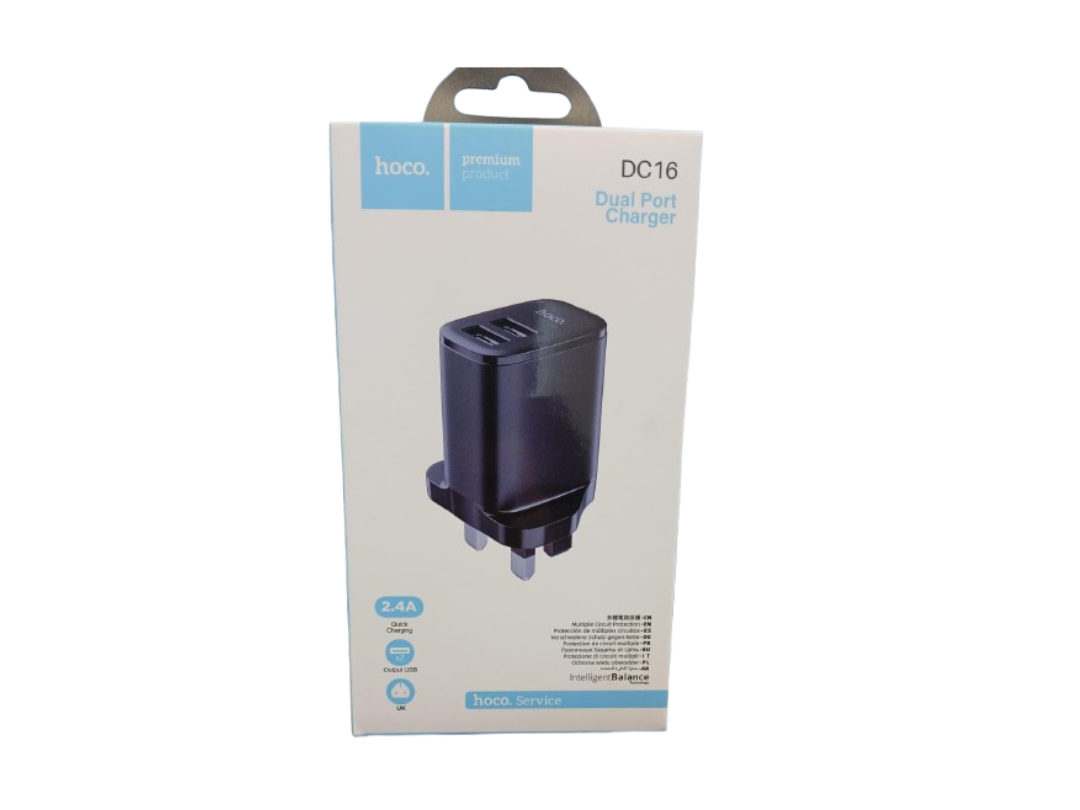 Buy Hoco DC16 Dual Port adapter in Qatar Buy Hoco DC16 Dual Port adapter in Qatar